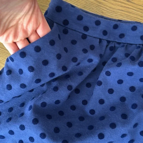 Boden Navy and Black Dotted Mini Skirt - Picture 5 of 5